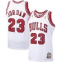 Men's Chicago Bulls Michael Jordan #23 Throwback White 1996-97 Hardwood Classics Player Jersey Men's Chicago Bulls Michael Jordan #23 Throwback White 1996-97 Hardwood Classics Player Jersey