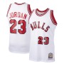 Men's Chicago Bulls Michael Jordan #23 Throwback White 1984-85 Hardwood Classics Player Jersey Men's Chicago Bulls Michael Jordan #23 Throwback White 1984-85 Hardwood Classics Player Jersey