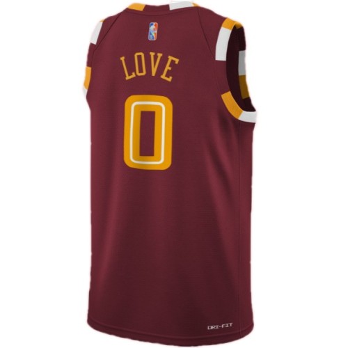 Men's Cleveland Cavaliers Kevin Love #0 Nike Wine 2021/22 Swingman NBA Jersey - City Edition Men's Cleveland Cavaliers Kevin Love #0 Nike Wine 2021/22 Swingman NBA Jersey - City Edition