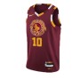 Men's Cleveland Cavaliers Darius Garland #10 Nike Wine 2021/22 Swingman NBA Jersey - City Edition Men's Cleveland Cavaliers Darius Garland #10 Nike Wine 2021/22 Swingman NBA Jersey - City Edition