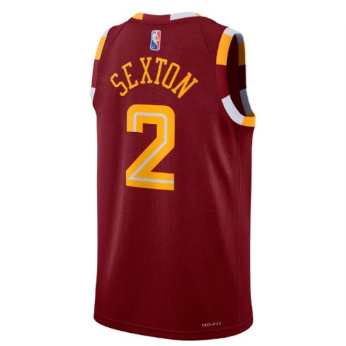 Men's Cleveland Cavaliers Collin Sexton #2 Nike Wine 2021/22 Swingman NBA Jersey - City Edition Men's Cleveland Cavaliers Collin Sexton #2 Nike Wine 2021/22 Swingman NBA Jersey - City Edition