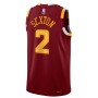 Men's Cleveland Cavaliers Collin Sexton #2 Nike Wine 2021/22 Swingman NBA Jersey - City Edition Men's Cleveland Cavaliers Collin Sexton #2 Nike Wine 2021/22 Swingman NBA Jersey - City Edition