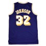 Men's Los Angeles Lakers Magic Johnson #32 Purple 84-85 Hardwood Classics Jersey Men's Los Angeles Lakers Magic Johnson #32 Purple 84-85 Hardwood Classics Jersey