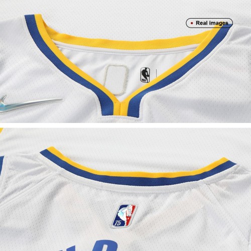Men's Golden State Warriors Stephen Curry #30 Nike White 2021/22 Swingman Jersey - Association Edition Men's Golden State Warriors Stephen Curry #30 Nike White 2021/22 Swingman Jersey - Association Edition