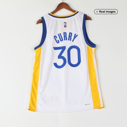 Men's Golden State Warriors Stephen Curry #30 Nike White 2021/22 Swingman Jersey - Association Edition Men's Golden State Warriors Stephen Curry #30 Nike White 2021/22 Swingman Jersey - Association Edition