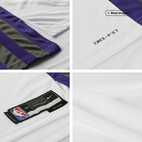Men's Sacramento Kings De'Aaron Fox #5 Nike White 2021/22 Swingman NBA Jersey - Association Edition Men's Sacramento Kings De'Aaron Fox #5 Nike White 2021/22 Swingman NBA Jersey - Association Edition