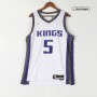 Men's Sacramento Kings De'Aaron Fox #5 Nike White 2021/22 Swingman NBA Jersey - Association Edition Men's Sacramento Kings De'Aaron Fox #5 Nike White 2021/22 Swingman NBA Jersey - Association Edition