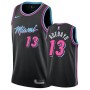 Men's Miami Heat Bam Adebayo #13 Black 19-20 Swingman Jersey - City Edition Men's Miami Heat Bam Adebayo #13 Black 19-20 Swingman Jersey - City Edition