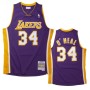 Los Angeles Lakers Lakers O'NEAL #34 Throwback Purple 1999/00 Swingman NBA Jersey