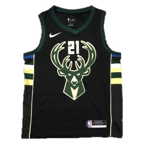 Men's Milwaukee Bucks Jrue Holiday #21 Nike Black Swingman Jersey - Statement Edition Men's Milwaukee Bucks Jrue Holiday #21 Nike Black Swingman Jersey - Statement Edition