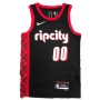 Men's Portland Trail Blazers Carmelo Anthony #00 Nike Black 2021/22 Swingman NBA Jersey-City Edition Men's Portland Trail Blazers Carmelo Anthony #00 Nike Black 2021/22 Swingman NBA Jersey-City Edition