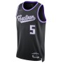 Men's Sacramento Kings De'Aaron Fox #5 Nike Black 2021/22 Swingman NBA Jersey - City Edition Men's Sacramento Kings De'Aaron Fox #5 Nike Black 2021/22 Swingman NBA Jersey - City Edition