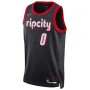 Men's Portland Trail Blazers Damian Lillard #0 Nike Black 2021/22 Swingman NBA Jersey - City Edition Men's Portland Trail Blazers Damian Lillard #0 Nike Black 2021/22 Swingman NBA Jersey - City Edition
