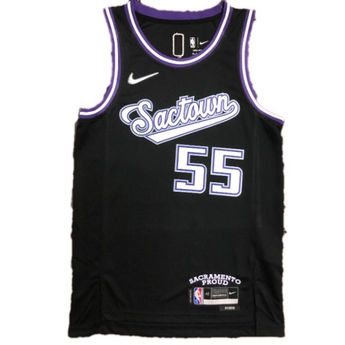 Men's Sacramento Kings Jason Williams #55 Nike Black 2021/22 Swingman NBA Jersey - City Edition Men's Sacramento Kings Jason Williams #55 Nike Black 2021/22 Swingman NBA Jersey - City Edition