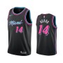 Men's Miami Heat Tyler Herro #14 Black 19-20 Swingman Jersey - City Edition Men's Miami Heat Tyler Herro #14 Black 19-20 Swingman Jersey - City Edition