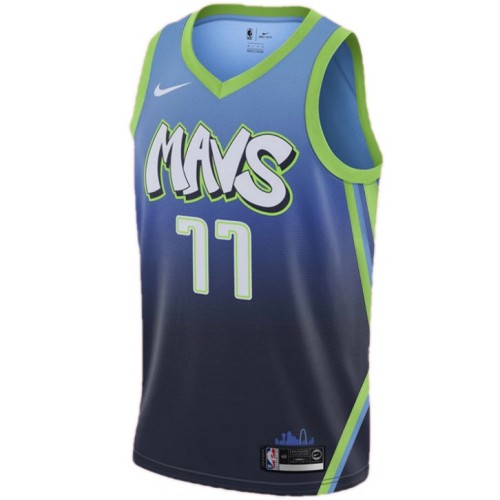 Men's Dallas Mavericks Luka Doncic #77 Nike Blue 202021 Swingman Jersey - City Edition Men's Dallas Mavericks Luka Doncic #77 Nike Blue 202021 Swingman Jersey - City Edition