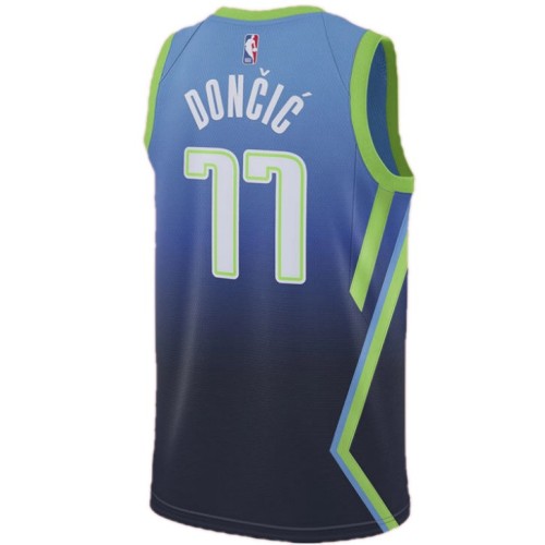 Men's Dallas Mavericks Luka Doncic #77 Nike Blue 202021 Swingman Jersey - City Edition Men's Dallas Mavericks Luka Doncic #77 Nike Blue 202021 Swingman Jersey - City Edition