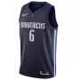 Men's Dallas Mavericks Kristaps Porzingis #6 Navy Finished Swingman Jersey - Statement Edition Men's Dallas Mavericks Kristaps Porzingis #6 Navy Finished Swingman Jersey - Statement Edition