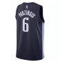 Men's Dallas Mavericks Kristaps Porzingis #6 Navy Finished Swingman Jersey - Statement Edition Men's Dallas Mavericks Kristaps Porzingis #6 Navy Finished Swingman Jersey - Statement Edition