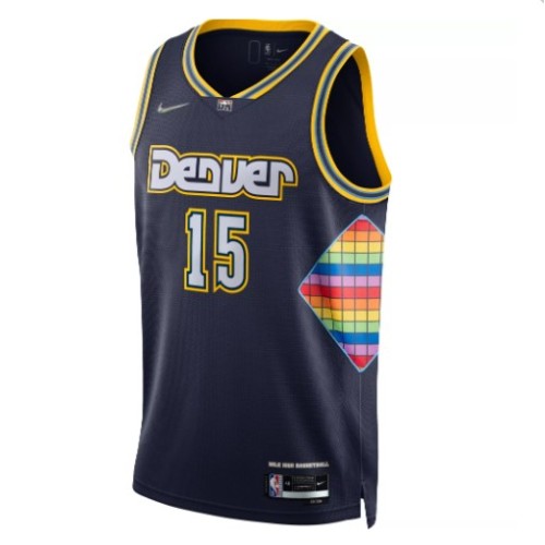 Men's Denver Nuggets Nikola Jokic #15 Nike Navy 2021/22 Swingman NBA Jersey - City Edition Men's Denver Nuggets Nikola Jokic #15 Nike Navy 2021/22 Swingman NBA Jersey - City Edition