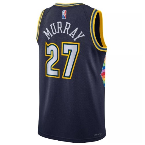 Men's Denver Nuggets Jamal Murray #27 Nike Navy 2021/22 Swingman NBA Jersey - City Edition Men's Denver Nuggets Jamal Murray #27 Nike Navy 2021/22 Swingman NBA Jersey - City Edition