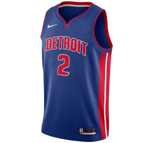 Men's Detroit Pistons Cade Cunningham #2 Nike Blue 2021 Swingman Jersey - Icon Edition Men's Detroit Pistons Cade Cunningham #2 Nike Blue 2021 Swingman Jersey - Icon Edition