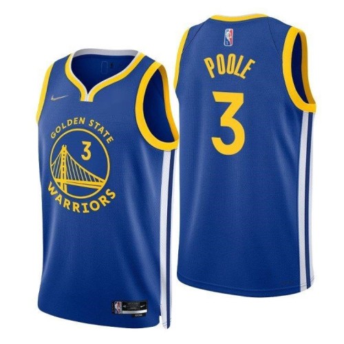 Men's Golden State Warriors Jordan Poole #3 Nike Royal 2021/22 Swingman Jersey - Icon Edition Men's Golden State Warriors Jordan Poole #3 Nike Royal 2021/22 Swingman Jersey - Icon Edition