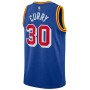 Men's Golden State Warriors Stephen Curry #30 Blue 2021/22 75th Anniversary Jersey - Classic Edition Men's Golden State Warriors Stephen Curry #30 Blue 2021/22 75th Anniversary Jersey - Classic Edition