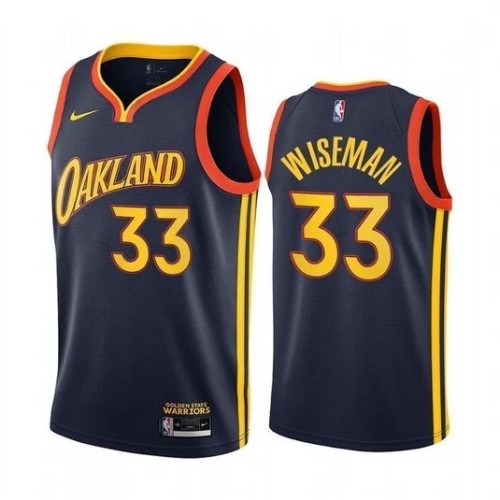 Men's Golden State Warriors James Wiseman #33 Nike Navy 2020/21 Swingman Jersey - City Edition Men's Golden State Warriors James Wiseman #33 Nike Navy 2020/21 Swingman Jersey - City Edition