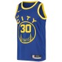 Men's Golden State Warriors Stephen Curry #30 Nike Royal Hardwood Classics 2020/21 Swingman Jersey- Classic Edition