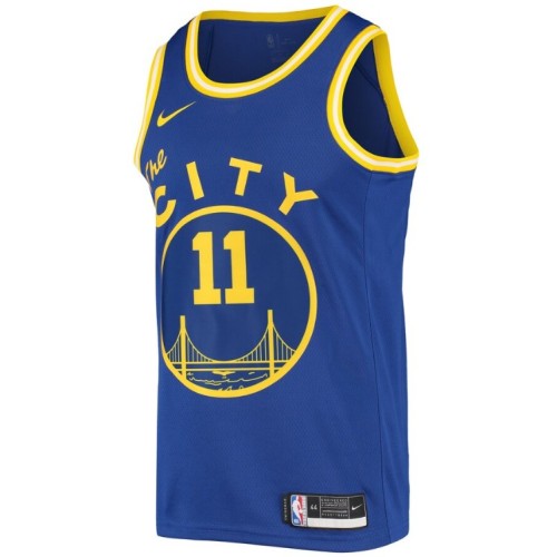 Men's Golden State Warriors Klay Thompson #11 Nike Royal Hardwood Classics 2020/21 Swingman Jersey- Classic Edition Men's Golden State Warriors Klay Thompson #11 Nike Royal Hardwood Classics 2020/21 Swingman Jersey- Classic Edition