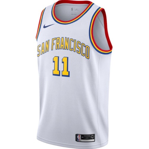 Men's Golden State Warriors Klay Thompson #11 White Classics Swingman Jersey - Classic Edition Men's Golden State Warriors Klay Thompson #11 White Classics Swingman Jersey - Classic Edition