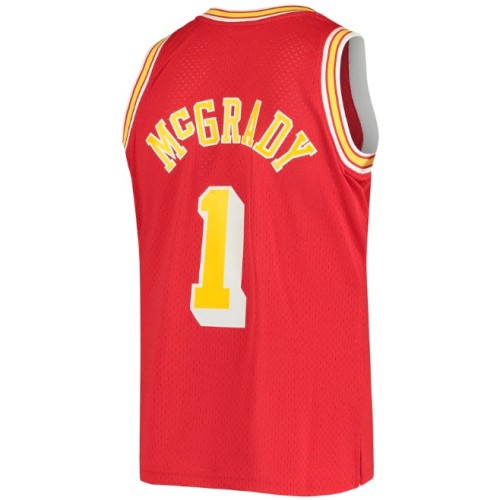 Men's Houston Rockets Tracy McGrady #1 Throwback Red 04-05 Hardwood Classics Swingman Jersey Men's Houston Rockets Tracy McGrady #1 Throwback Red 04-05 Hardwood Classics Swingman Jersey