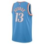 Men's Los Angeles Clippers Paul George #13 Nike Blue 2021 Diamond Swingman Jersey - City Edition Men's Los Angeles Clippers Paul George #13 Nike Blue 2021 Diamond Swingman Jersey - City Edition