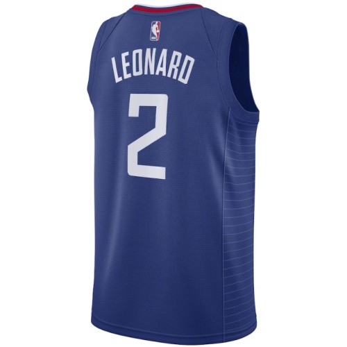 Men's LA Clippers Kawhi Leonard #2 Blue 19-20 Swingman Jersey - Icon Edition Men's LA Clippers Kawhi Leonard #2 Blue 19-20 Swingman Jersey - Icon Edition