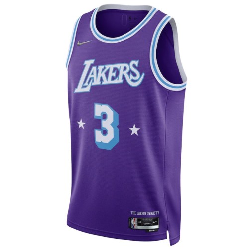 Men's LosAngeles Lakers Anthony Davis #3 Nike Purple 2021/22 Swingman NBA Jersey - City Edition Men's LosAngeles Lakers Anthony Davis #3 Nike Purple 2021/22 Swingman NBA Jersey - City Edition