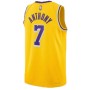 Men's Los Angeles Lakers Carmelo Anthony #7 Nike Gold 2021/22 Swingman Jersey - Icon Edition Men's Los Angeles Lakers Carmelo Anthony #7 Nike Gold 2021/22 Swingman Jersey - Icon Edition