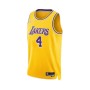 Men's Los Angeles Lakers Rajon Rondo #4 Nike Gold 2021/22 Swingman Jersey - Icon Edition Men's Los Angeles Lakers Rajon Rondo #4 Nike Gold 2021/22 Swingman Jersey - Icon Edition