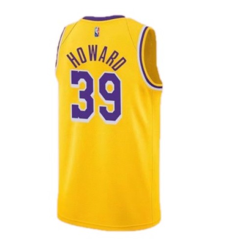 Men's Los Angeles Lakers Dwight Howard #39 Nike Gold 2021/22 Swingman Jersey - Icon Edition Men's Los Angeles Lakers Dwight Howard #39 Nike Gold 2021/22 Swingman Jersey - Icon Edition
