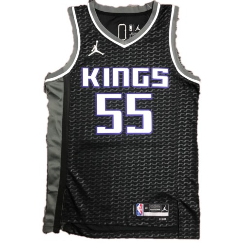 Men's Sacramento Kings Jason Williams #55 Jordan Black 2021/22 Swingman NBA Jersey - City Edition Men's Sacramento Kings Jason Williams #55 Jordan Black 2021/22 Swingman NBA Jersey - City Edition
