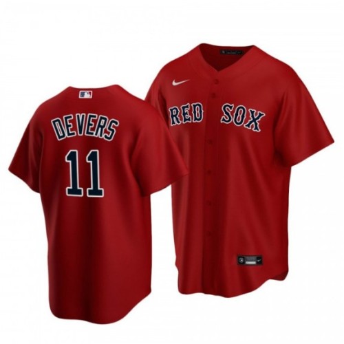 Men's Boston Red Sox Rafael Devers #11 Nike Red Home 2020 Jersey Men's Boston Red Sox Rafael Devers #11 Nike Red Home 2020 Jersey