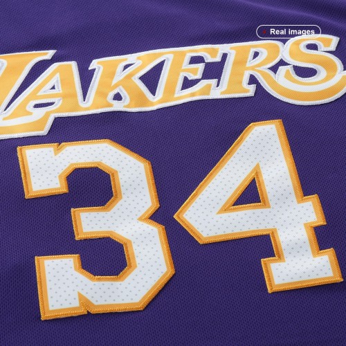 Los Angeles Lakers Lakers O'NEAL #34 Throwback Purple 1999/00 Swingman NBA Jersey