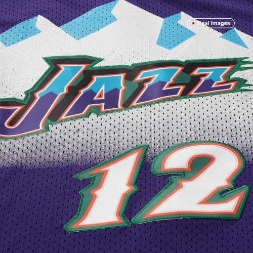 Utah Jazz John Stockton #12 Adidas Purple 1996/97 Swingman NBA Jersey Utah Jazz John Stockton #12 Adidas Purple 1996/97 Swingman NBA Jersey