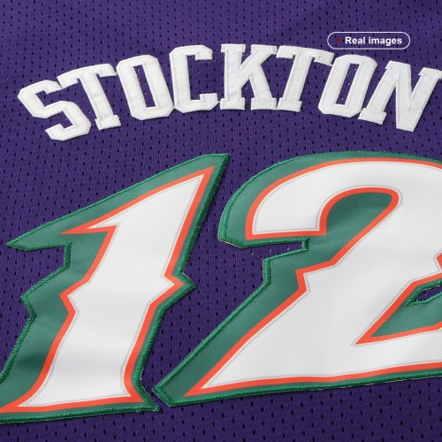 Utah Jazz John Stockton #12 Adidas Purple 1996/97 Swingman NBA Jersey Utah Jazz John Stockton #12 Adidas Purple 1996/97 Swingman NBA Jersey