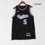 Men's Sacramento Kings De'Aaron Fox #5 Nike Black 2021/22 Swingman NBA Jersey - City Edition Men's Sacramento Kings De'Aaron Fox #5 Nike Black 2021/22 Swingman NBA Jersey - City Edition