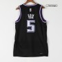 Men's Sacramento Kings De'Aaron Fox #5 Nike Black 2021/22 Swingman NBA Jersey - City Edition Men's Sacramento Kings De'Aaron Fox #5 Nike Black 2021/22 Swingman NBA Jersey - City Edition