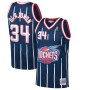 Men's Houston Rockets Hakeem Olajuwon Throwback Navy 1996-97 Hardwood Classics Swingman Jersey Men's Houston Rockets Hakeem Olajuwon Throwback Navy 1996-97 Hardwood Classics Swingman Jersey