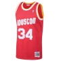 Men's Houston Rockets Hakeem Olajuwon Throwback Red 1993-94 Hardwood Classics Swingman Jersey Men's Houston Rockets Hakeem Olajuwon Throwback Red 1993-94 Hardwood Classics Swingman Jersey