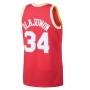 Men's Houston Rockets Hakeem Olajuwon Throwback Red 1993-94 Hardwood Classics Swingman Jersey Men's Houston Rockets Hakeem Olajuwon Throwback Red 1993-94 Hardwood Classics Swingman Jersey