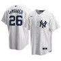 Men's New York Yankees DJ LeMahieu #26 Nike White Home 2020 Jersey Men's New York Yankees DJ LeMahieu #26 Nike White Home 2020 Jersey